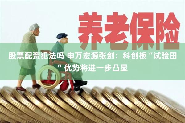 股票配资犯法吗 申万宏源张剑：科创板“试验田”优势将进一步凸显